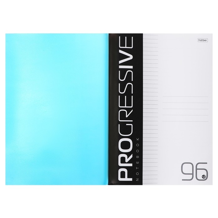 Тетрадь А4 96 листов, линейка, Тетрадь А4 96 листов, линейка, "PROGRESSIVE", пластиковая обложка, блок 65г/м2