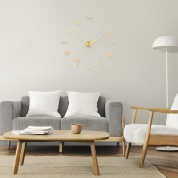 Часы настенные интерьерные, 3d, наклейка, большие, d-120 см Часы настенные интерьерные, 3d, наклейка, большие, d-120 см