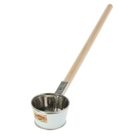 Ковш-черпак для бани из нержавеющей стали, 0.35л, 60 см, с деревянной ручкой, "Добропаровъ" Ковш-черпак для бани из нержавеющей стали, 0.35л, 60 см, с деревянной ручкой, "Добропаровъ"