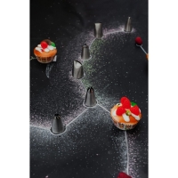 Насадка кондитерская KONFINETTA «Лепесток», d=3,4 см, выход d=2,3 см, нержавеющая сталь Насадка кондитерская KONFINETTA «Лепесток», d=3,4 см, выход d=2,3 см, нержавеющая сталь