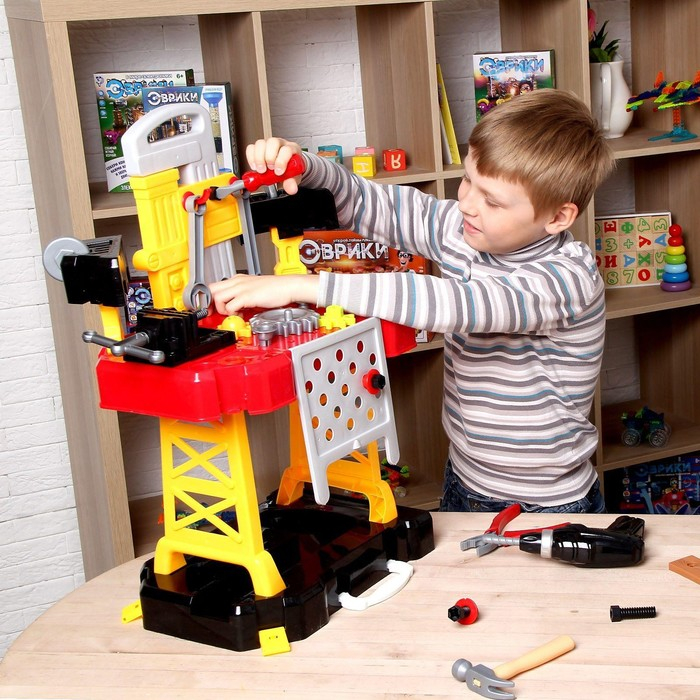 Игровой модуль &laquo;Мастерская&raquo; 3 в 1, 56 элементов