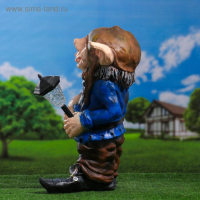 Садовый фонарь "Троль с фонарем" 45х32х58см Садовый фонарь "Троль с фонарем" 45х32х58см