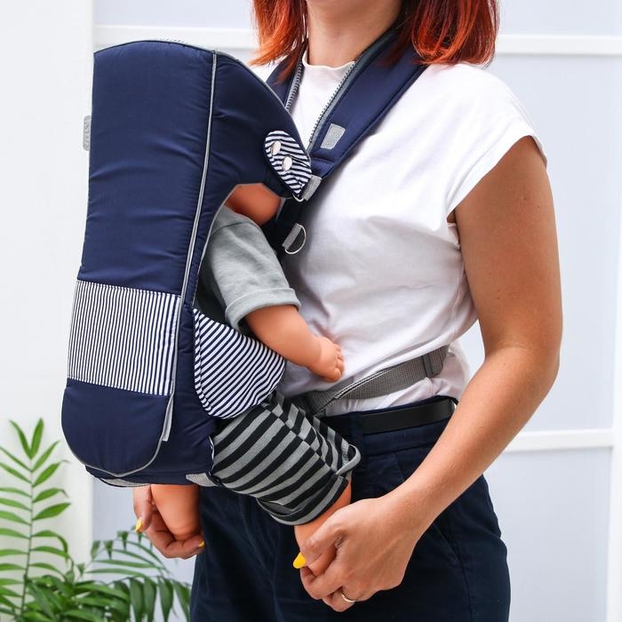 Рюкзак-кенгуру для малыша &laquo;Дискавери&raquo;, от 2 до 15 кг., цвет темно-синий