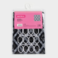 Штора для ванны Доляна «Ромбы», 180×180 см, EVA Штора для ванны Доляна «Ромбы», 180×180 см, EVA