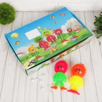 Мяч «Цветочек», световой, с пищалкой, на резинке, цвета МИКС Мяч «Цветочек», световой, с пищалкой, на резинке, цвета МИКС