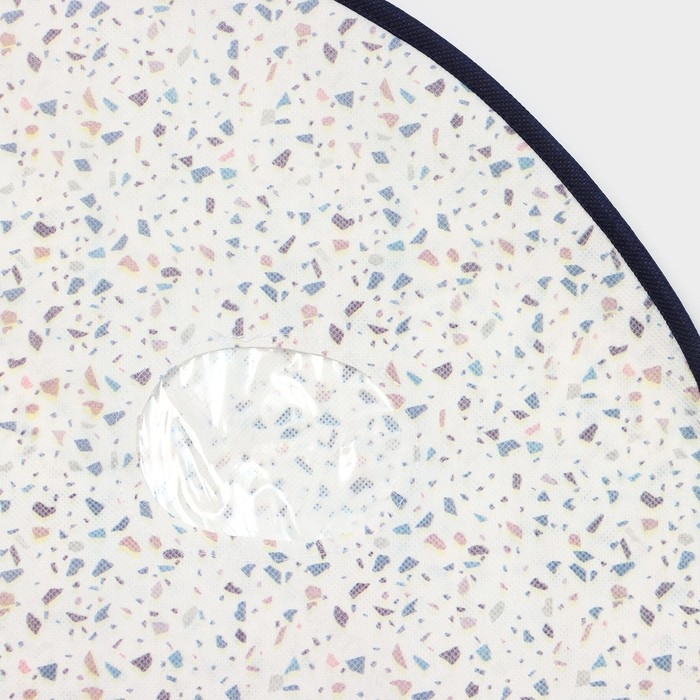 Чехол для одежды Доляна &laquo;Мармелад&raquo;, ПВХ окно, 60&times;90 см, цвет белый