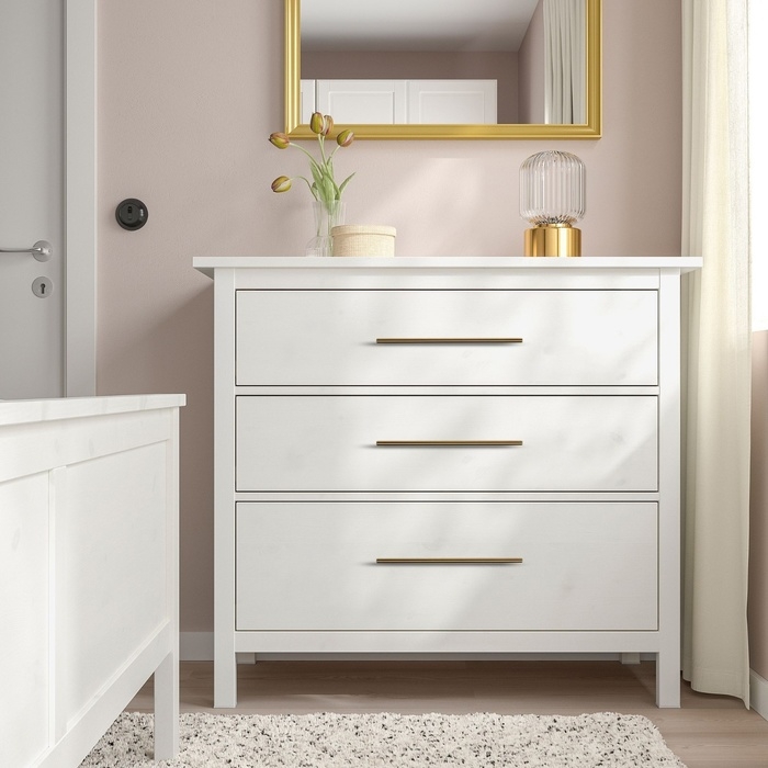 Ручка рейлинг CAPPIO FRIDA, нерж. сталь, d=12 мм, м/о 224 мм, цвет золото