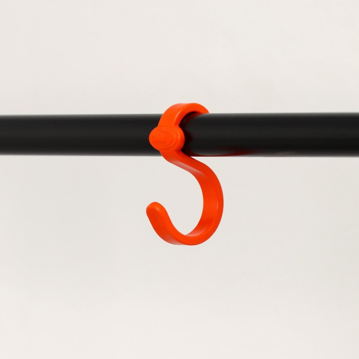 Стойка для одежды &laquo;Радуга&raquo;, 82,5&times;42&times;150 см, цвет чёрный