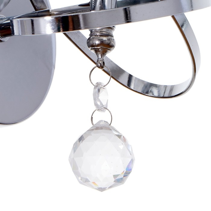 Бра 2571/1 E27 15Вт хром 12х26 см Бра 2571/1 E27 15Вт хром 12х26 см