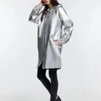 Дождевик Palladio Pockets, серебристый, размер XXL