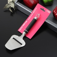 Нож для сыра Доляна Venus, 23×8 см, нержавеющая сталь, цвет чёрный Нож для сыра Доляна Venus, 23×8 см, нержавеющая сталь, цвет чёрный