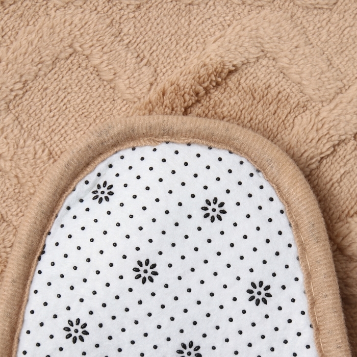 Коврик для ванной Этель "Узор", цв. бежевый, 40х50 см