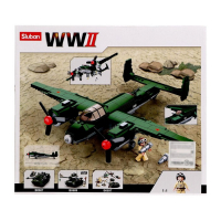 Конструктор Армия ВОВ &laquo;Бомбардировщик&raquo;, 311 деталей