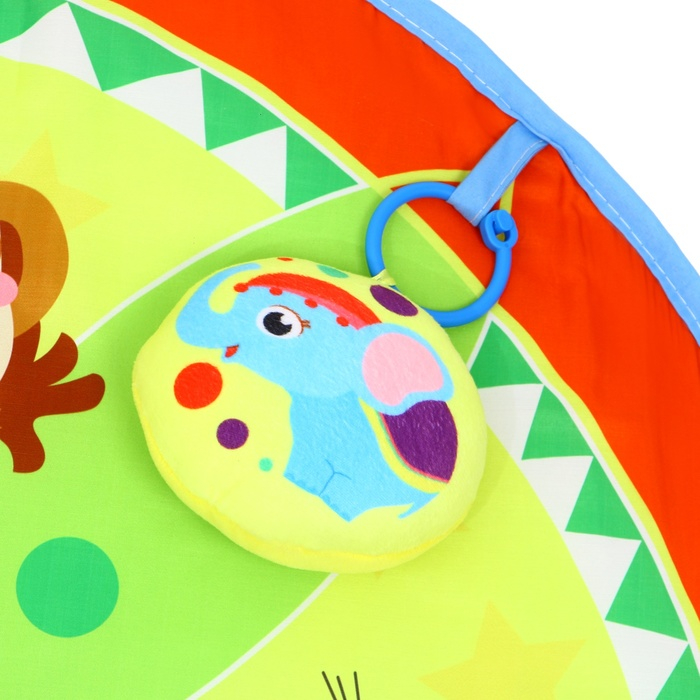 Развивающий коврик «Мягкие малыши», 4 мягкие игрушки, d80см, виды МИКС, Крошка Я Развивающий коврик «Мягкие малыши», 4 мягкие игрушки, d80см, виды МИКС, Крошка Я