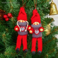 Игрушка - подвеска «Куколка в вязаном костюмчике», МИКС Игрушка - подвеска «Куколка в вязаном костюмчике», МИКС