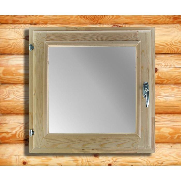 Окно, 50&times;50см, двойное стекло ХВОЯ