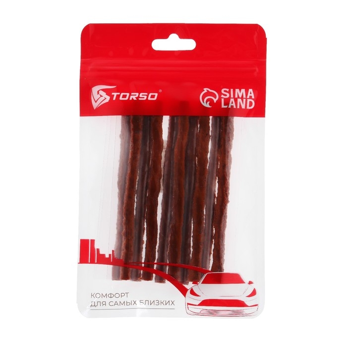 Жгут TORSO для ремонта бескамерных шин, 100&times;6 мм, набор 10 шт