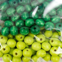 Бусины для творчества дерево "Луговая гамма" d-0,8 см, 4 цвета х 10 гр Бусины для творчества дерево "Луговая гамма" d-0,8 см, 4 цвета х 10 гр