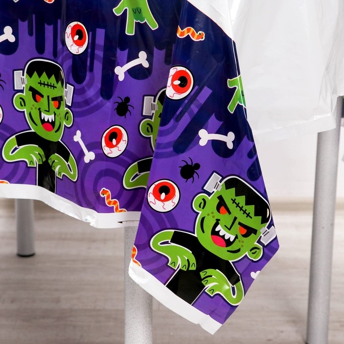 Скатерть одноразовая &laquo;Зомби&raquo; 137 х 180см, на Хэллоуин