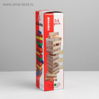 Головоломка дженга &laquo;Золото-серебро&raquo; 8&times;8&times;30 см