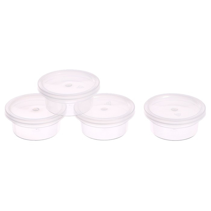 Набор для игры с пластилином &laquo;Сладкие конфетки&raquo;, 4 баночки с пластилином