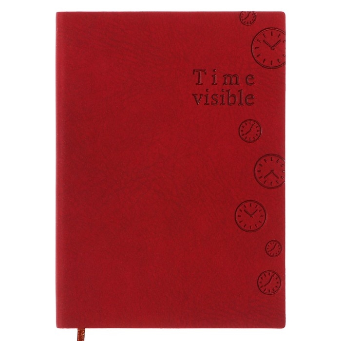 Ежедневник недатированный А6, 100 листов в линейку, обложка пвх, МИКС Ежедневник недатированный А6, 100 листов в линейку, обложка пвх, МИКС