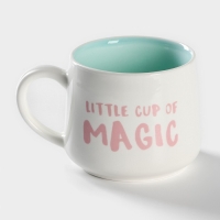 Кружка керамическая &laquo;Сюрприз. Единорог&raquo;, 350 мл, цвет белый