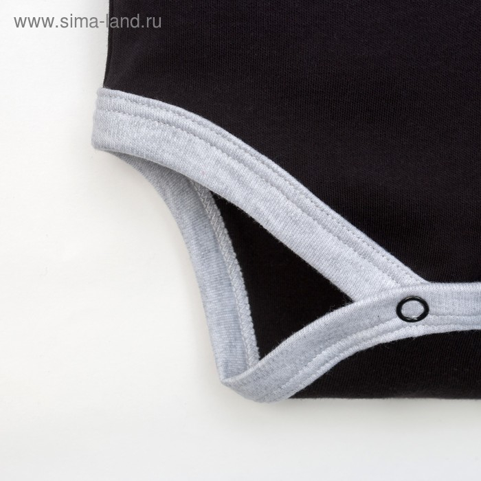 Боди Крошка Я «Рок стайл» , рост 62-68 см, (размер 22), цвет чёрный Боди Крошка Я «Рок стайл» , рост 62-68 см, (размер 22), цвет чёрный