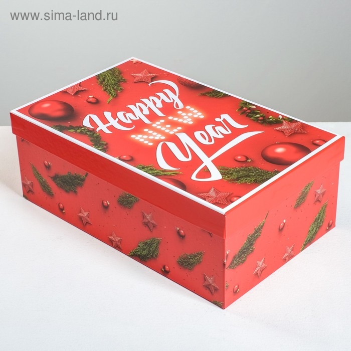 Набор подарочных коробок 6в1 &laquo;Стильный&raquo;, 20 х 12,5 х 7,5 - 32,5 х 20 х 12,5 см , Новый год