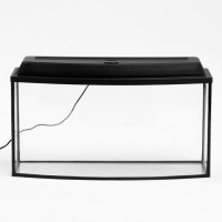 Аквариум "Телевизор" с крышкой, 75 литров, 72,5 х 26,5 х 37/42 см, чёрный Аквариум "Телевизор" с крышкой, 75 литров, 72,5 х 26,5 х 37/42 см, чёрный