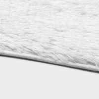 Коврик Доляна «Пушистик», 40×60 см, цвет белый Коврик Доляна «Пушистик», 40×60 см, цвет белый