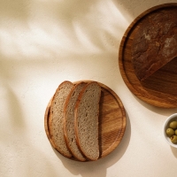 Доска для пиццы из дуба Sima-Land Home &laquo;Доливия&raquo;, d=20 см