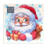 Новогодние салфетки бумажные Home Collection Сlassic «Морозко», 3 слоя, 33х33 см, 20 шт Новогодние салфетки бумажные Home Collection Сlassic «Морозко», 3 слоя, 33х33 см, 20 шт