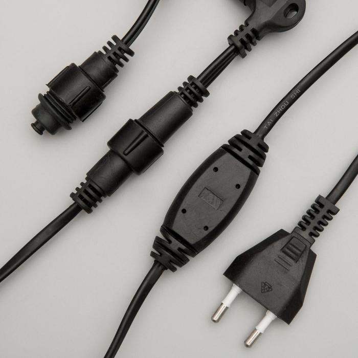 Гирлянда «Занавес» 2 × 6 м, IP65, УМС, тёмная нить, 1440 LED, свечение тёплое белое, 220 В Гирлянда «Занавес» 2 × 6 м, IP65, УМС, тёмная нить, 1440 LED, свечение тёплое белое, 220 В