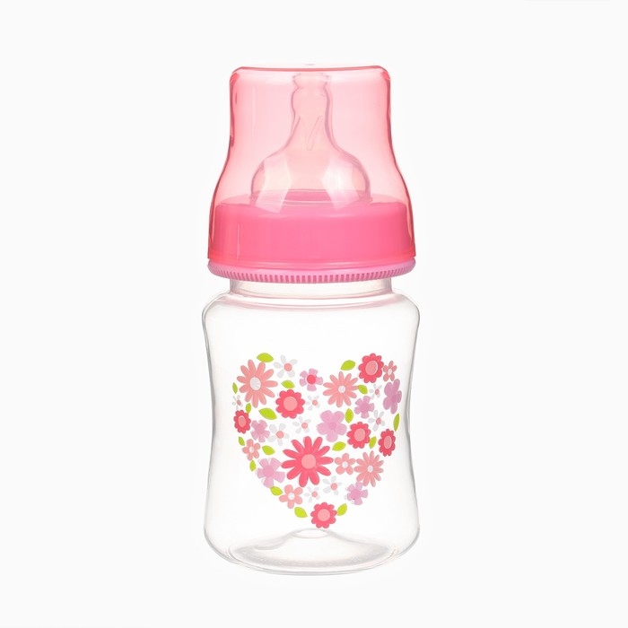 Бутылочка для кормления, ШГ &Oslash;50 180мл., цвет розовый