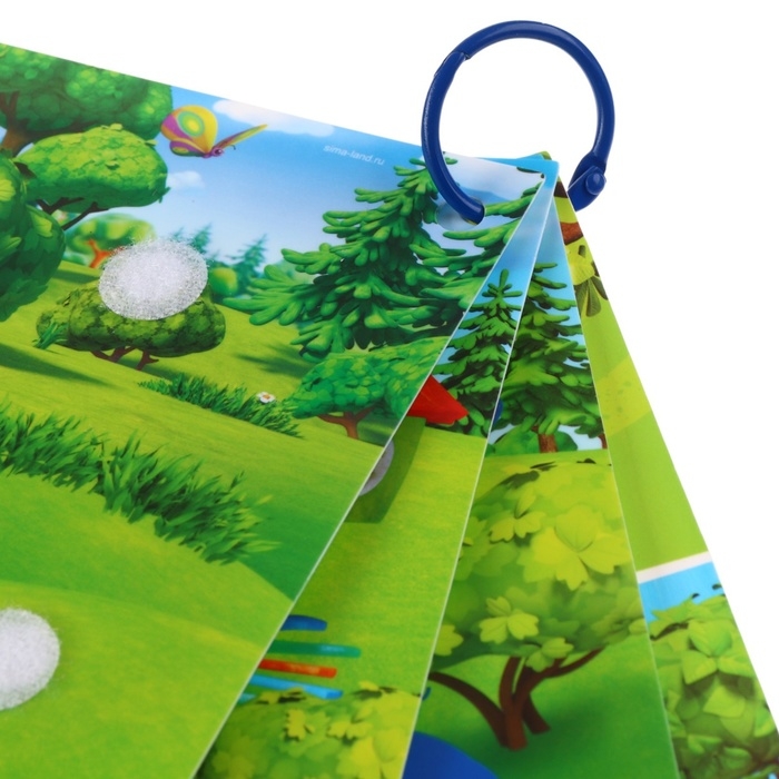 Игра развивающая на липучках Игра развивающая на липучках "Изучаем окружающий мир", Смешарики