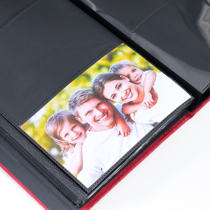 Фотоальбом на 300 фото 10х15 см Фотоальбом на 300 фото 10х15 см "Красный" текстиль 33х18х5 см