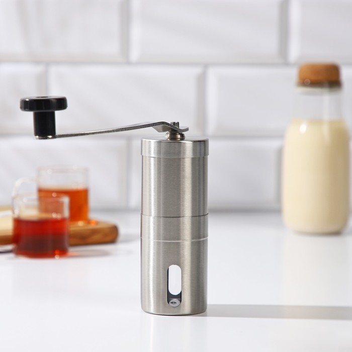 Кофемолка механическая Magistro Rodeo, 6&times;6&times;16,5 см керамический механизм