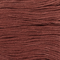 Набор ниток мулине №3858, 8 &plusmn; 1 м, 6 шт, цвет бронзовый