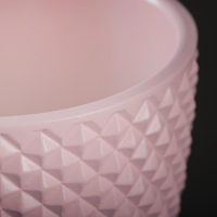 Горшок цветочный "Грань" розовый бутон №2, 1,3л Горшок цветочный "Грань" розовый бутон №2, 1,3л