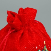 Мешок с термонаклейкой «Забота», 13 х18 см +/- 1.5 см, Новый год Мешок с термонаклейкой «Забота», 13 х18 см +/- 1.5 см, Новый год