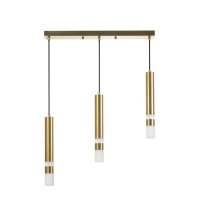 Светильник BayerLux Подвес BayerLuxной "Гелла" 3хLED 18Вт 4000К латунь 50х4х30-180см Светильник BayerLux Подвес BayerLuxной "Гелла" 3хLED 18Вт 4000К латунь 50х4х30-180см