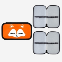 Пенал школьный 2 секции 190 х 105 лам.кар ПО-090 &laquo;1 сентября: Лисичка&raquo;