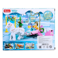 Конструктор &laquo;Розовая мечта. Сани с лошадкой&raquo;, 149 деталей