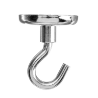 Магнит неодимовый Cartage с крючком для авто, d:36 мм. сцепление 18 кг Магнит неодимовый Cartage с крючком для авто, d:36 мм. сцепление 18 кг