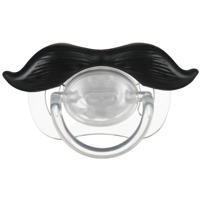 Соска - пустышка силиконовая ортодонтическая &laquo;Мишка&raquo;, от 0 мес., с колпачком, цвет черный