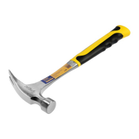 Молоток-гвоздодер ТУНДРА ПРОФИ, цельнокованый, двухкомпонентная рукоятка, 450 г Молоток-гвоздодер ТУНДРА ПРОФИ, цельнокованый, двухкомпонентная рукоятка, 450 г