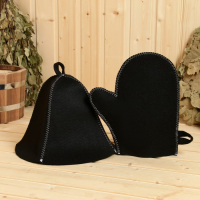 Набор для бани и сауны 5 в 1 (сумка, шапка, варежка, коврик, мочалка) МИКС Набор для бани и сауны 5 в 1 (сумка, шапка, варежка, коврик, мочалка) МИКС