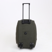 Сумка дорожная на колёсах, отдел на молнии, с увеличением, 2 наружных кармана, цвет хаки Сумка дорожная на колёсах, отдел на молнии, с увеличением, 2 наружных кармана, цвет хаки
