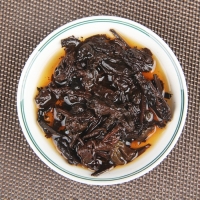 Китайский выдержанный черный чай "Шу Пуэр. Старый финик", 250 г, 2019 г, Юньнань, кирпич